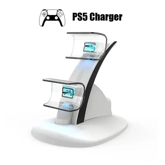 Dual PS5 Controller Charger Dock
